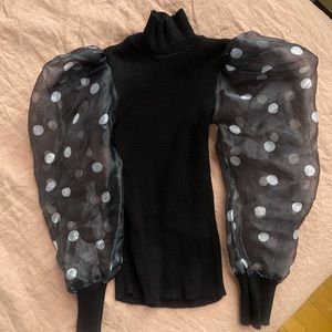 Dolce & Gabanna Puff Sleeve Sweater